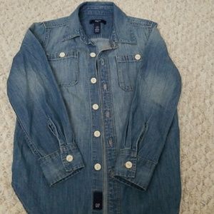 *[GAP]*  Jean shirt boys size S